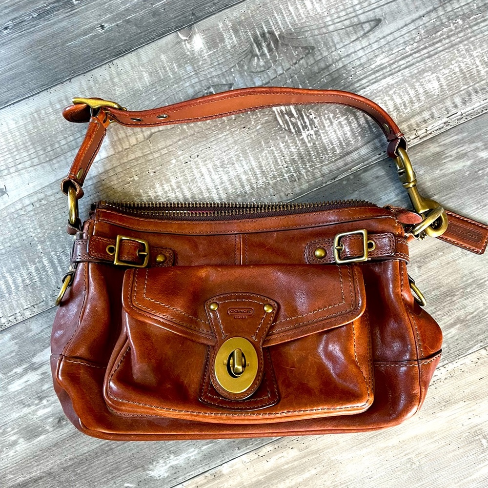 Coach legacy 65th anniversary vachetta leather bag